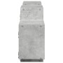 Wandregal aus grauem Beton-Holzwerkstoff 129x18x42 cm von , Regale und Regale - Ref: Foro24-853221, Preis: 53,18 €, Rabatt: %