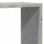 Wandregal aus grauem Beton-Holzwerkstoff 129x18x42 cm von , Regale und Regale - Ref: Foro24-853221, Preis: 53,18 €, Rabatt: %