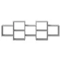 Engineered wood gray Sonoma wall shelf 129x18x42 cm by , Shelves and shelves - Ref: Foro24-853223, Price: 51,34 €, Discount: %