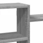 Engineered wood gray Sonoma wall shelf 129x18x42 cm by , Shelves and shelves - Ref: Foro24-853223, Price: 51,34 €, Discount: %