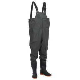 Chest waders with dark green boots size 42 by , Waders for hunting and fishing - Ref: Foro24-4016976, Price: 47,75 €, Discoun...