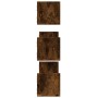 Estantes pared 3 uds madera ingeniería roble ahumado 80x18x18cm de , Estantes y estanterías - Ref: Foro24-853294, Precio: 34,...