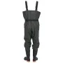 Chest waders with boots and dark green belt size 43 by , Waders for hunting and fishing - Ref: Foro24-4016995, Price: 38,91 €...