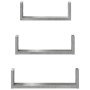 Wandregal 3er Set aus grauem Beton-Ingenieurholz von , Regale und Regale - Ref: Foro24-853311, Preis: 17,67 €, Rabatt: %