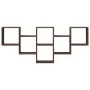Engineered wood brown oak wall shelf 159x18x66 cm by , Shelves and shelves - Ref: Foro24-853305, Price: 50,57 €, Discount: %