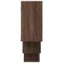 Engineered wood brown oak wall shelf 159x18x66 cm by , Shelves and shelves - Ref: Foro24-853305, Price: 50,57 €, Discount: %