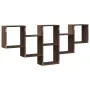 Engineered wood brown oak wall shelf 159x18x66 cm by , Shelves and shelves - Ref: Foro24-853305, Price: 50,57 €, Discount: %