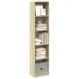 Engineered wood bookshelf in Sonoma oak, 40x24x176 cm. by , Bookcases and shelves - Ref: Foro24-857794, Price: 59,56 €, Disco...
