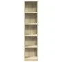 Estantería de madera de ingeniería roble Sonoma 40x24x176 cm de , Librerías y estanterías - Ref: Foro24-857794, Precio: 60,35...