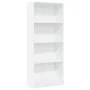 Estantería de madera de ingeniería blanca 60x24x143 cm de , Librerías y estanterías - Ref: Foro24-857812, Precio: 54,07 €, De...