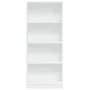Estantería de madera de ingeniería blanca 60x24x143 cm de , Librerías y estanterías - Ref: Foro24-857812, Precio: 54,07 €, De...
