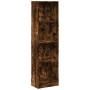 Engineered wood smoked oak bookshelf 40x24x176 cm by , Bookcases and shelves - Ref: Foro24-857796, Price: 59,14 €, Discount: %