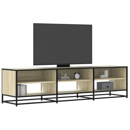 TV stand made of engineered wood in Sonoma oak, 180x40x46 cm. by , TV Furniture - Ref: Foro24-3300806, Price: 111,63 €, Disco...