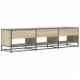 TV stand made of engineered wood in Sonoma oak, 180x40x46 cm. by , TV Furniture - Ref: Foro24-3300806, Price: 111,63 €, Disco...