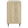 Engineered wood bathroom furniture in Sonoma oak, 80x33x60 cm. by , Bathroom furniture - Ref: Foro24-849682, Price: 97,85 €, ...