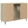 Badezimmerschrank aus Sonoma-Eichenfurnierholz 80x33x60 cm. von , Badezimmermöbel - Ref: Foro24-849682, Preis: 97,85 €, Rabat...