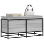 Aufbewahrungsbox mit grauem Sonoma-Holzdeckel 100x40x51,5 cm. von , Aufbewahrungskörbe - Ref: Foro24-848807, Preis: 79,65 €, ...