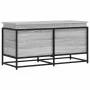 Storage box with Sonoma grey wood lid 100x40x51.5 cm by , Storage baskets - Ref: Foro24-848807, Price: 78,53 €, Discount: %