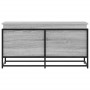 Aufbewahrungsbox mit grauem Sonoma-Holzdeckel 100x40x51,5 cm. von , Aufbewahrungskörbe - Ref: Foro24-848807, Preis: 79,65 €, ...