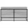 Storage box with Sonoma grey wood lid 100x40x51.5 cm by , Storage baskets - Ref: Foro24-848807, Price: 78,53 €, Discount: %