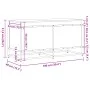 Storage box with Sonoma grey wood lid 100x40x51.5 cm by , Storage baskets - Ref: Foro24-848807, Price: 78,53 €, Discount: %