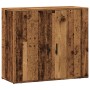 Engineered wood aged wood sideboard 80x33x70 cm by , Sideboards - Ref: Foro24-857073, Price: 75,75 €, Discount: %