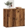 Engineered wood aged wood sideboard 80x33x70 cm by , Sideboards - Ref: Foro24-857073, Price: 75,75 €, Discount: %