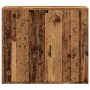 Engineered wood aged wood sideboard 80x33x70 cm by , Sideboards - Ref: Foro24-857073, Price: 75,75 €, Discount: %