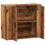 Engineered wood aged wood sideboard 80x33x70 cm by , Sideboards - Ref: Foro24-857073, Price: 75,75 €, Discount: %