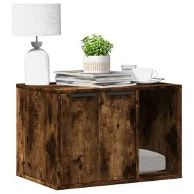 Mueble arenero para gatos madera roble ahumado 60x40x40 cm de , Mobiliario para gatos - Ref: Foro24-857728, Precio: 55,04 €, ...