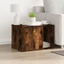 Mueble arenero para gatos madera roble ahumado 60x40x40 cm de , Mobiliario para gatos - Ref: Foro24-857728, Precio: 53,85 €