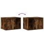 Mueble arenero para gatos madera roble ahumado 60x40x40 cm de , Mobiliario para gatos - Ref: Foro24-857728, Precio: 53,85 €
