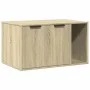 Cat litter box furniture made of Sonoma oak wood, 80x50x45 cm. by , Cat furniture - Ref: Foro24-857735, Price: 82,41 €, Disco...