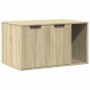 Katzensandmöbel aus Eichenholz Sonoma 80x50x45 cm von , Katzenmöbel - Ref: Foro24-857735, Preis: 77,75 €, Rabatt: %