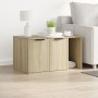 Katzensandmöbel aus Eichenholz Sonoma 80x50x45 cm von , Katzenmöbel - Ref: Foro24-857735, Preis: 77,75 €, Rabatt: %