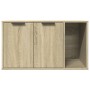 Katzensandmöbel aus Eichenholz Sonoma 80x50x45 cm von , Katzenmöbel - Ref: Foro24-857735, Preis: 77,75 €, Rabatt: %