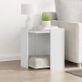 Katzensandmöbel aus weißem Ingenieurholz 42x42x51 cm von , Katzenmöbel - Ref: Foro24-857742, Preis: 36,22 €, Rabatt: %