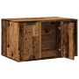 Cat litter box furniture made of aged engineered wood, 80x50x45cm. by , Cat furniture - Ref: Foro24-857740, Price: 79,73 €, D...