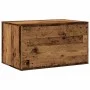 Cat litter box furniture made of aged engineered wood, 80x50x45cm. by , Cat furniture - Ref: Foro24-857740, Price: 79,73 €, D...