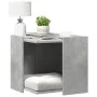 Katzensandkastenmöbel aus grauem Holz und Beton, 53x53x51 cm. von , Katzenmöbel - Ref: Foro24-857754, Preis: 50,82 €, Rabatt: %