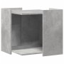 Katzensandkastenmöbel aus grauem Holz und Beton, 53x53x51 cm. von , Katzenmöbel - Ref: Foro24-857754, Preis: 51,58 €, Rabatt: %