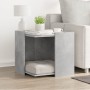 Katzensandkastenmöbel aus grauem Holz und Beton, 53x53x51 cm. von , Katzenmöbel - Ref: Foro24-857754, Preis: 51,58 €, Rabatt: %