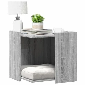 Mueble arenero para gatos madera gris Sonoma 53x53x51 cm de , Mobiliario para gatos - Ref: Foro24-857756, Precio: 54,18 €, De...