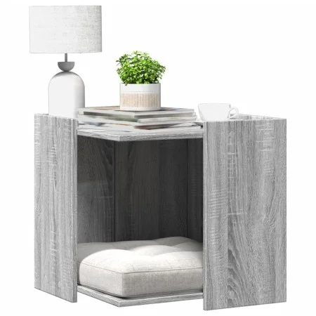 Katzensandmöbel aus grauem Sonoma-Holz 53x53x51 cm. von , Katzenmöbel - Ref: Foro24-857756, Preis: 54,10 €, Rabatt: %