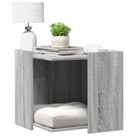 Katzensandmöbel aus grauem Sonoma-Holz 53x53x51 cm. von , Katzenmöbel - Ref: Foro24-857756, Preis: 55,09 €, Rabatt: %