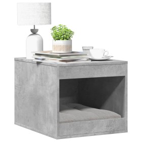 Cat litter box furniture in gray wood and concrete 47x59x42 cm by , Cat furniture - Ref: Foro24-857763, Price: 44,21 €, Disco...