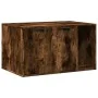 Smokey oak wood cat litter box furniture 80x50x45 cm by , Cat furniture - Ref: Foro24-857737, Price: 80,88 €, Discount: %
