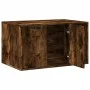 Smokey oak wood cat litter box furniture 80x50x45 cm by , Cat furniture - Ref: Foro24-857737, Price: 80,88 €, Discount: %