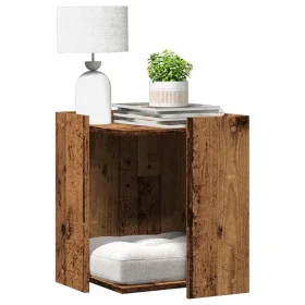 Cat litter box furniture made of aged engineered wood 42x42x51cm by , Cat furniture - Ref: Foro24-857749, Price: 41,56 €, Dis...