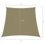 Beige oxford fabric trapezoidal sail awning 2/4x3 m by vidaXL, Umbrellas - Ref: Foro24-135186, Price: 22,40 €, Discount: %